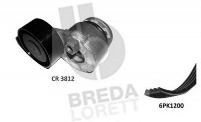 BREDA LORETT kca0042 -  Поликлиновой ременный комплект
